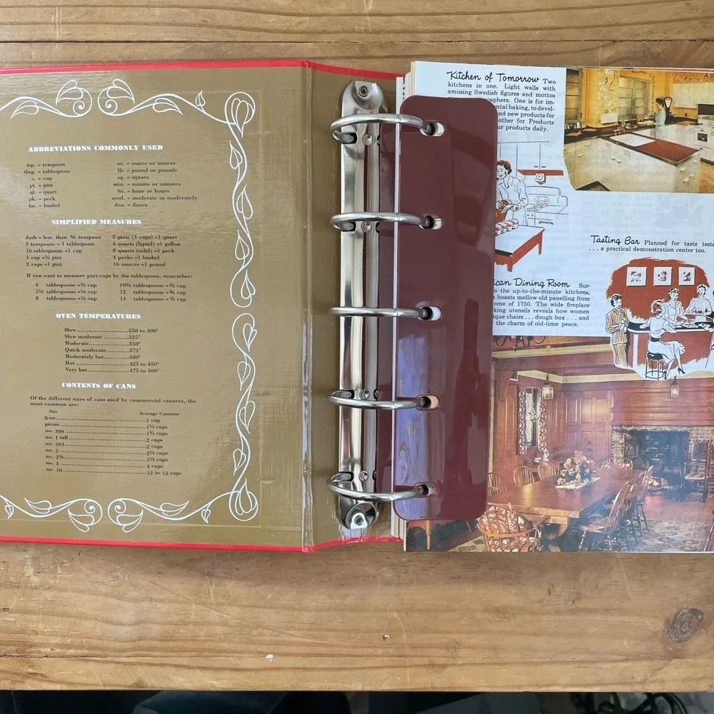 Betty Crocker's Picture Cook Book 1998 Facsimile of 1950 Edition (5 Ring Binder)